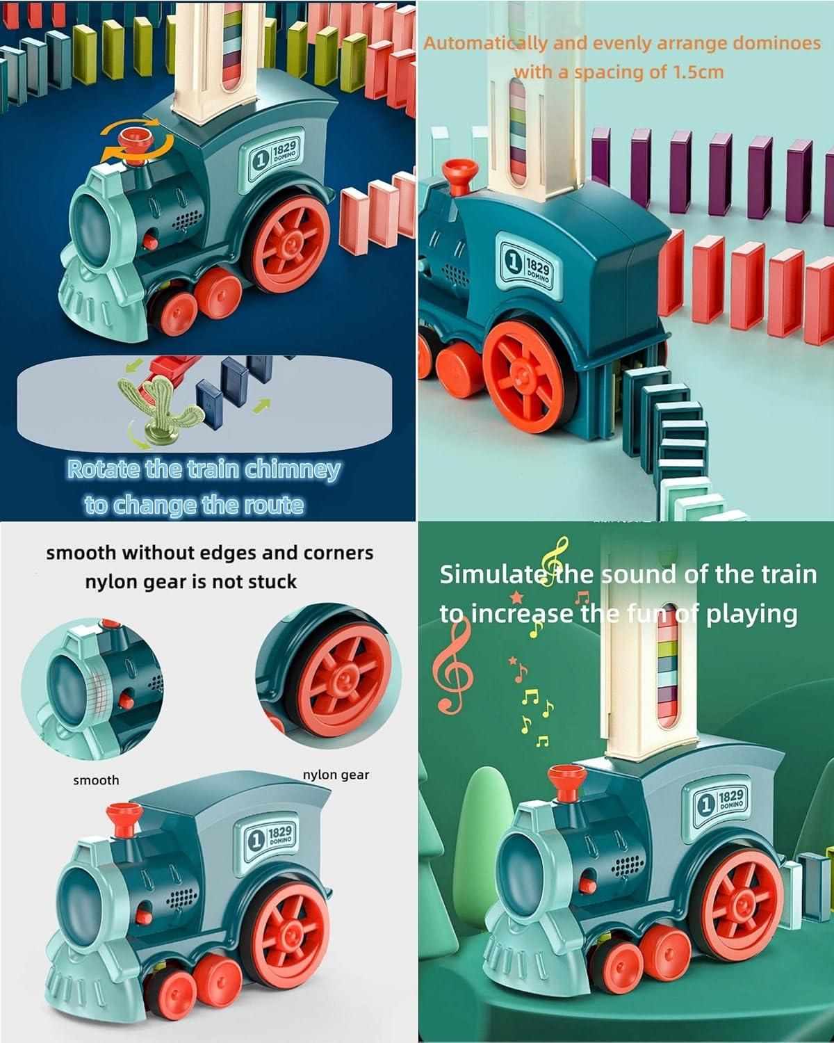 Domino Train Toy (DomiTrain)