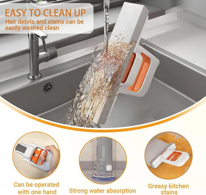 QuickShine™ Portable Mini Mop | For Home, Kitchen Counter & Glass (1 Pc)