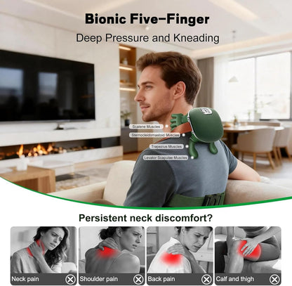 Relaxa™ Electric Hand Shape Neck & Shoulder Massager