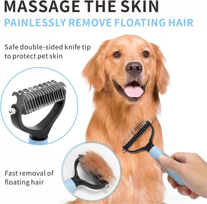Pet Grooming Brush for Dogs & Cats