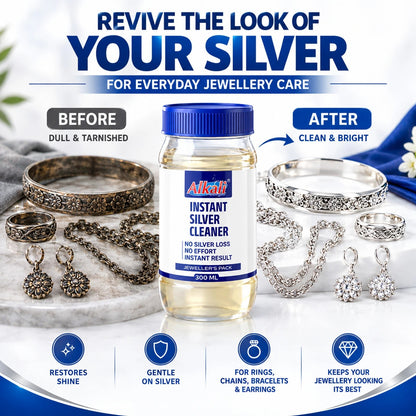 Silver Dip Instant Silver Cleaner For Home & Kitchen Use (Pack Of 2)