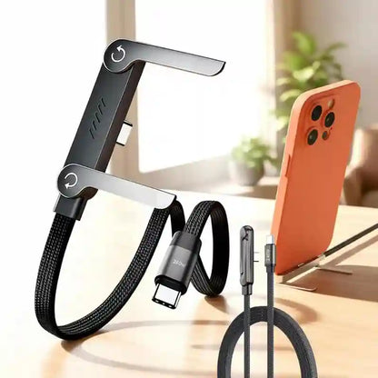 GripStand™ Charge Cable & Phone Stand - Gaming, Work & Travel