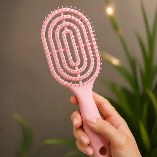 SilkFlow™ Detangling & Blow Dry Curved Hair Brush