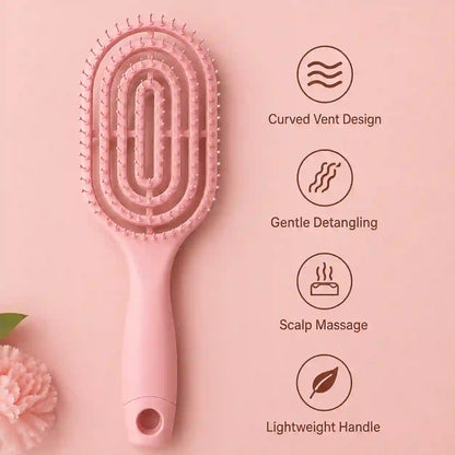 SilkFlow™ Detangling & Blow Dry Curved Hair Brush