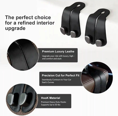 Car Hooks for Headrest (Pack of 2)