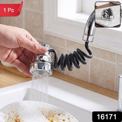 Flexible Kitchen Water Faucet Sprayer With Rotating Tap Head For Sink Use (1 Pc)