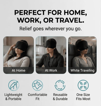 Migraine Relief Cap™ - Hot & Cold Gel Therapy for Instant Headache & Sinus Relief