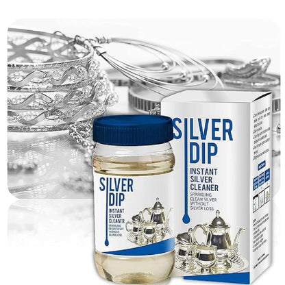 Silver Dip Instant Silver Cleaner For Home & Kitchen Use (Pack Of 2)