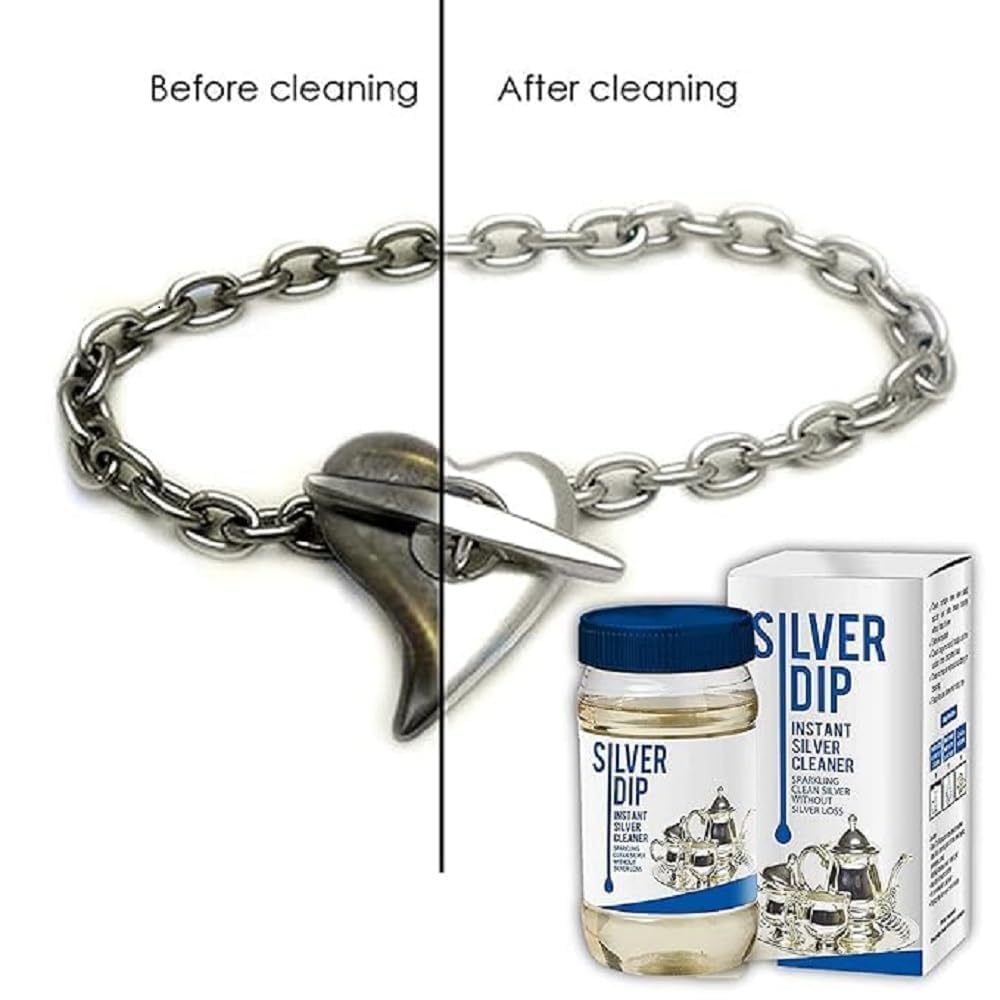 Silver Dip Instant Silver Cleaner For Home & Kitchen Use (Pack Of 2)