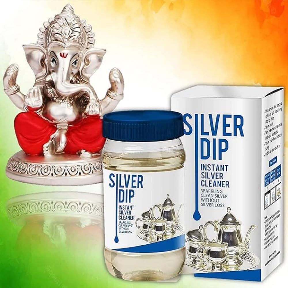 Silver Dip Instant Silver Cleaner For Home & Kitchen Use (Pack Of 2)
