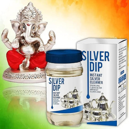 Silver Dip Instant Silver Cleaner For Home & Kitchen Use (Pack Of 2)