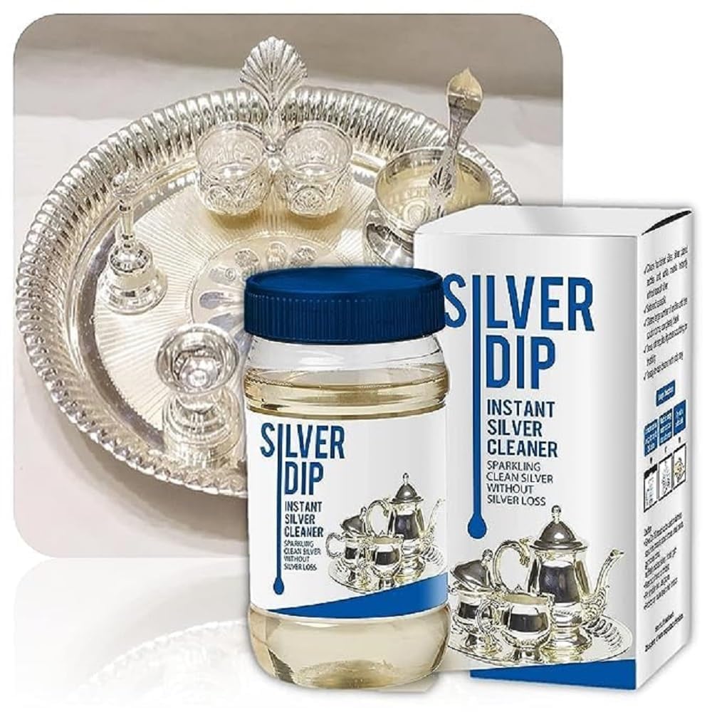 Silver Dip Instant Silver Cleaner For Home & Kitchen Use (Pack Of 2)