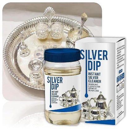 Silver Dip Instant Silver Cleaner For Home & Kitchen Use (Pack Of 2)