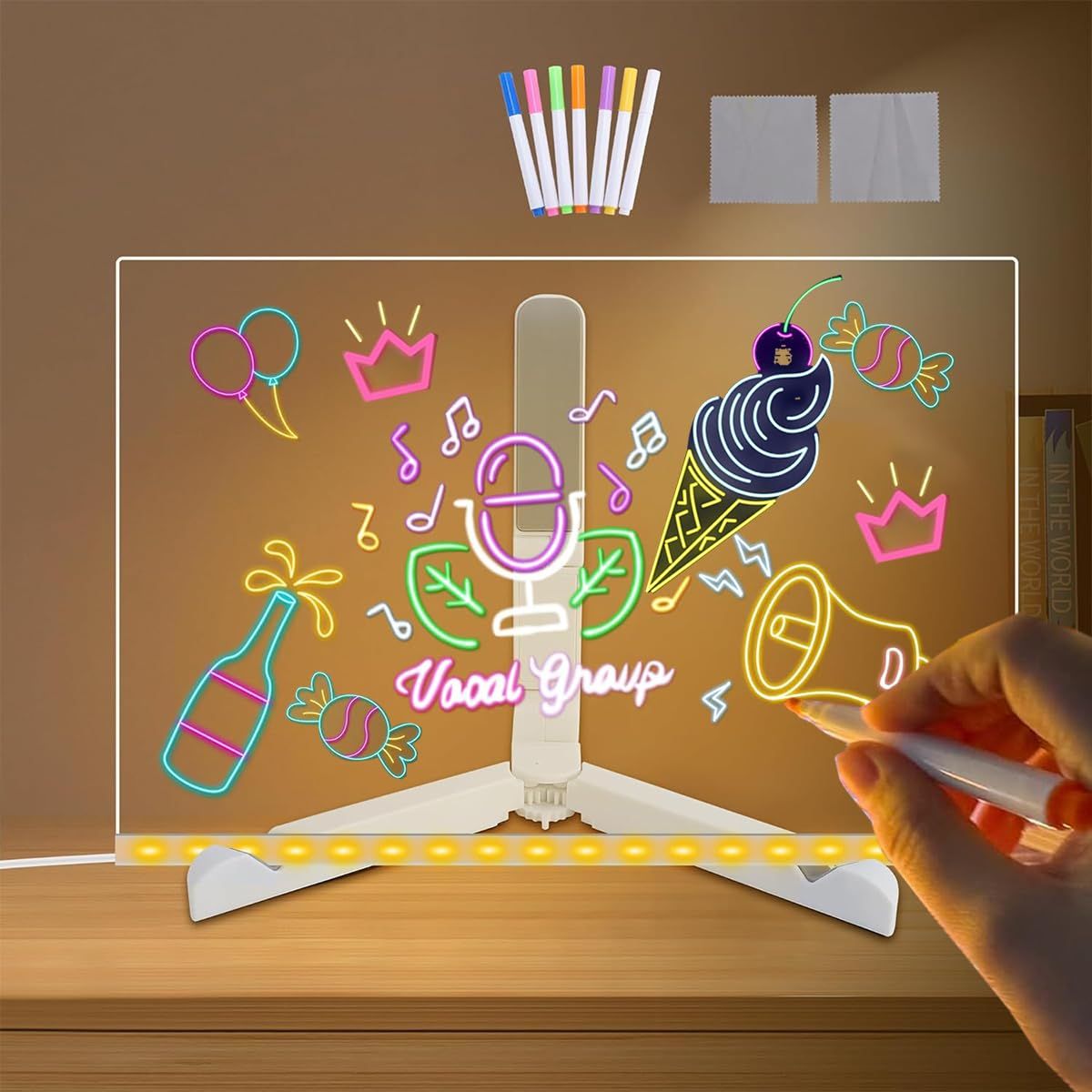 3D LED GLOW NOTE PAD