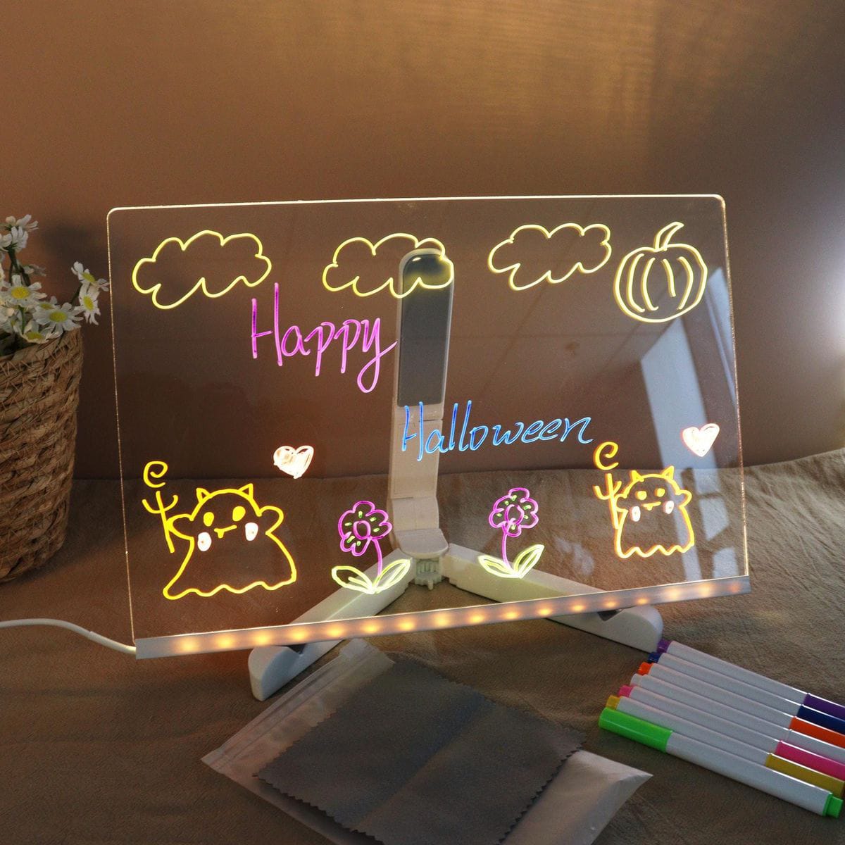 3D LED GLOW NOTE PAD