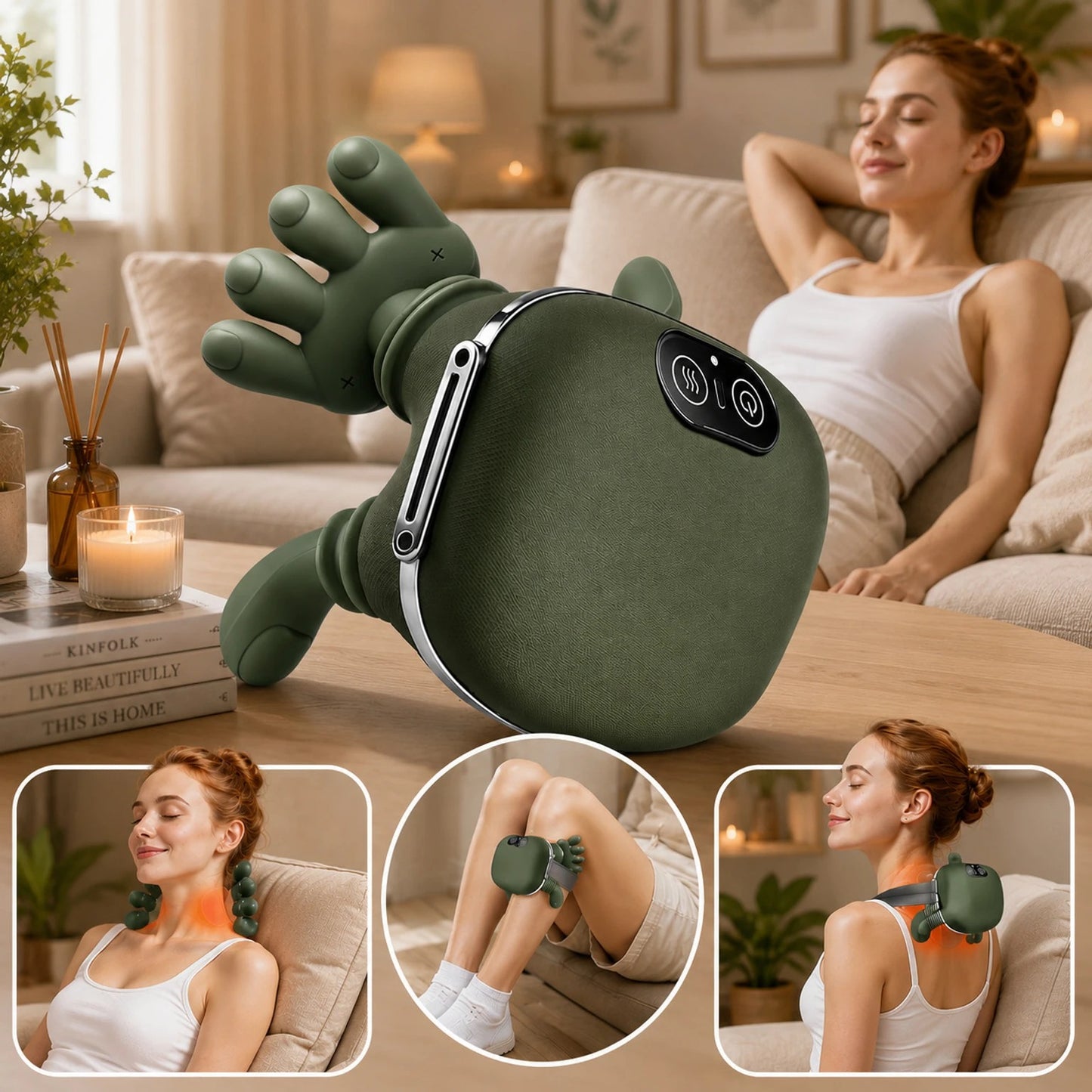 Relaxa™ Electric Hand Shape Neck & Shoulder Massager