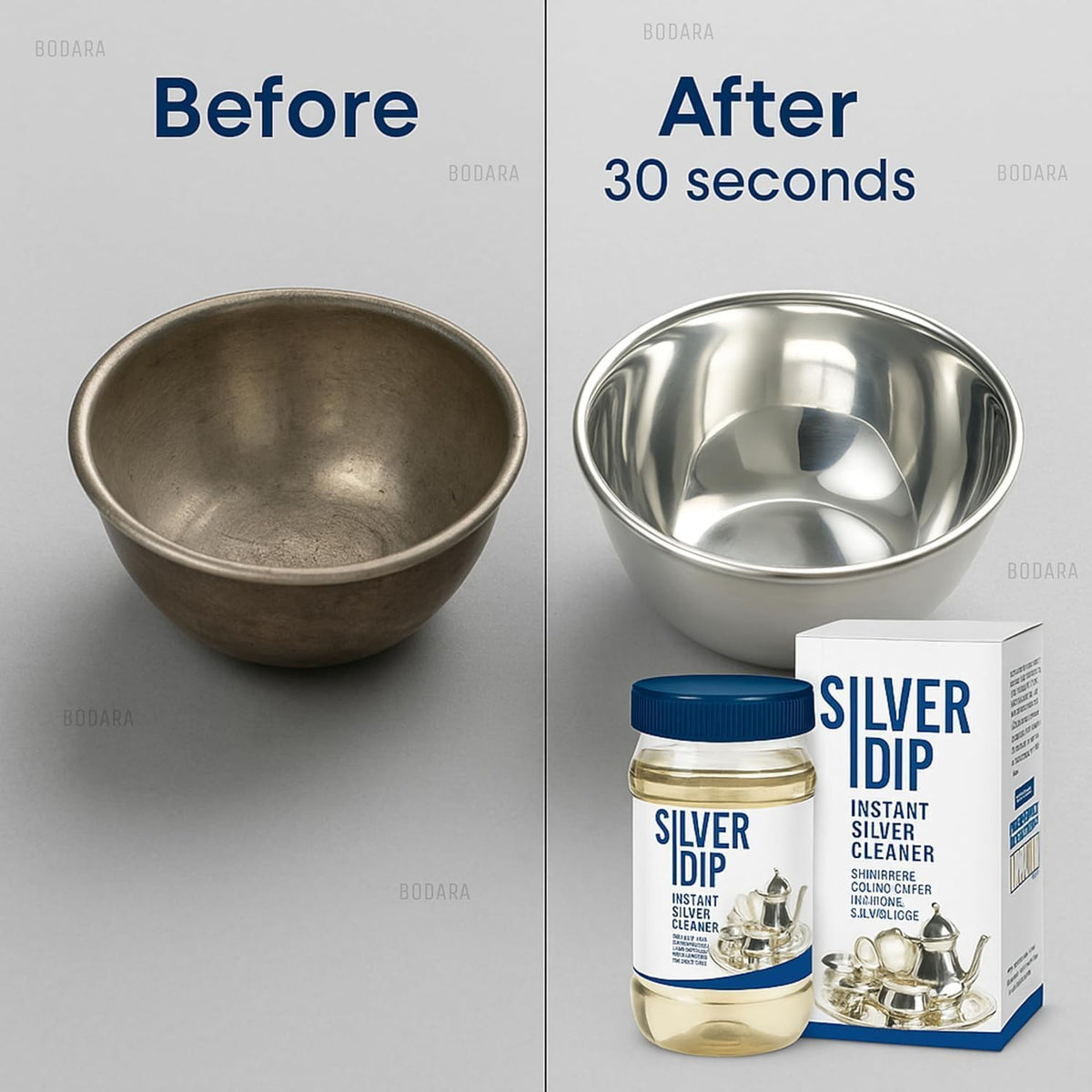 Silver Dip Instant Silver Cleaner For Home & Kitchen Use (Pack Of 2)