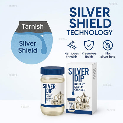Silver Dip Instant Silver Cleaner For Home & Kitchen Use (Pack Of 2)
