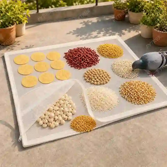 SunShield™ Papad Drying Cloth with Net & Zip