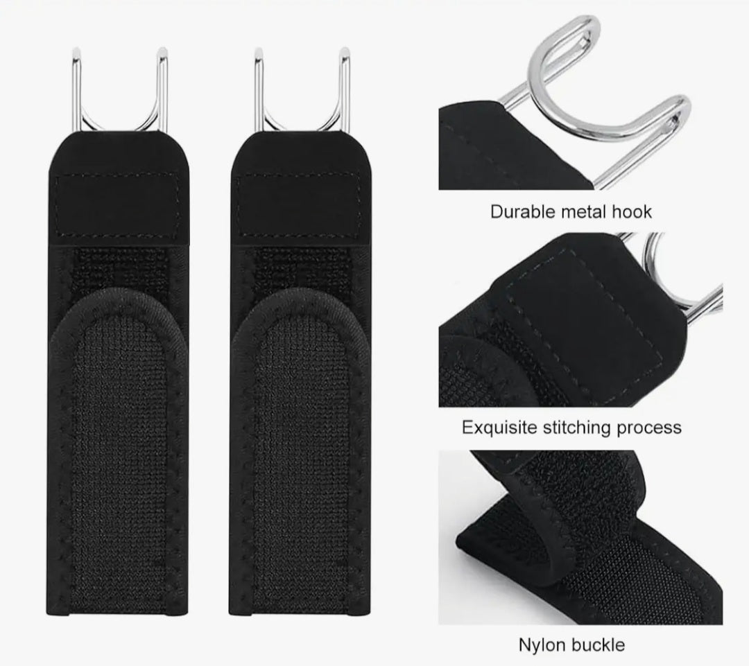 Buckle-Free Elastic Belt No Holes, Auto-Fit Waist (Pack of 2)